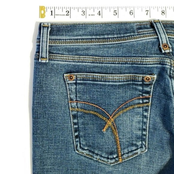 Joe's RAW HEM BOOT CUT Low Rise Ankle Jeans 29 - Picture 4 of 8